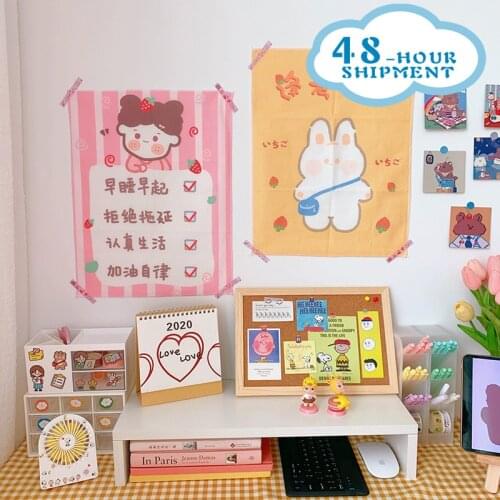 Kawaii Background Cloth Ins Hanging Cloth Cute Live Photography Girls Bedroom Wall Decoration Girl Room Layout 2021 New