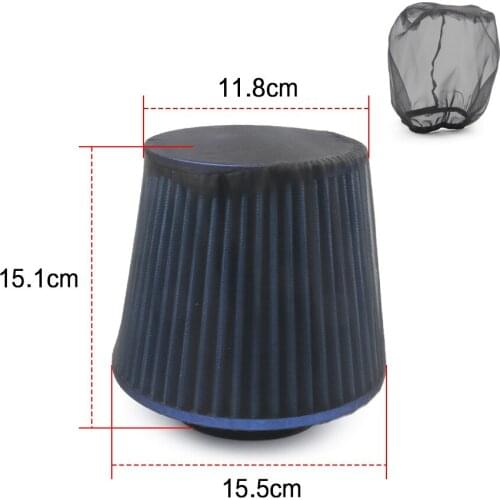 Replace Air Intake cover Black Dustproof Mesh Repellent Washable Water