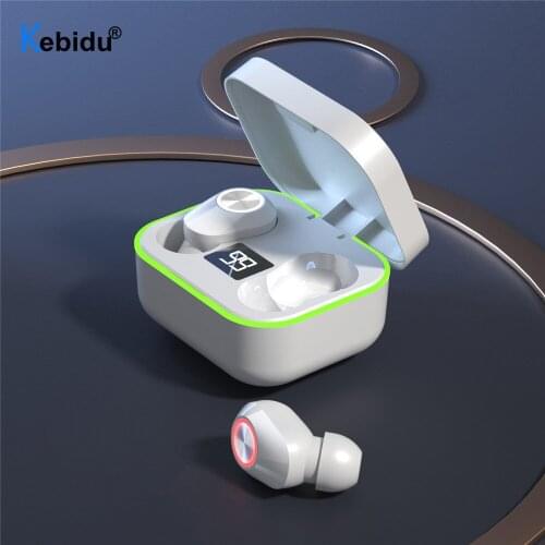 Sports Wireless Headset TWS Bluetooth 5.1 Earphones Stereo Waterproof Earbuds Headphone With Mic Charging Case Breathing Lamp