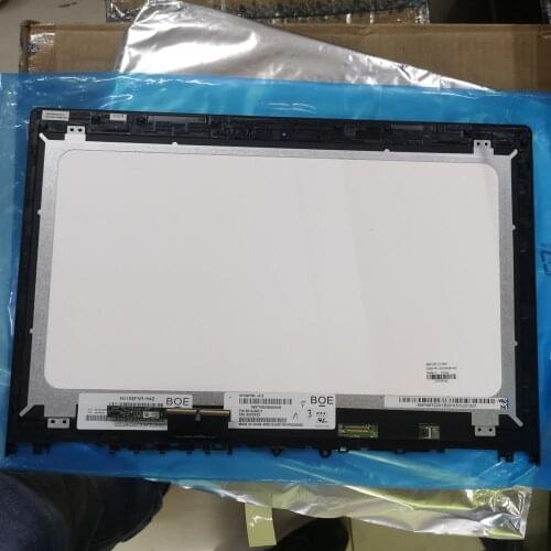 Touch Screen glass LCD Display panel digitizer assembly with frame FOR lenovo Edge 2 15 Edge2-15 1580 80QF 80QF0004US 80QF0005US