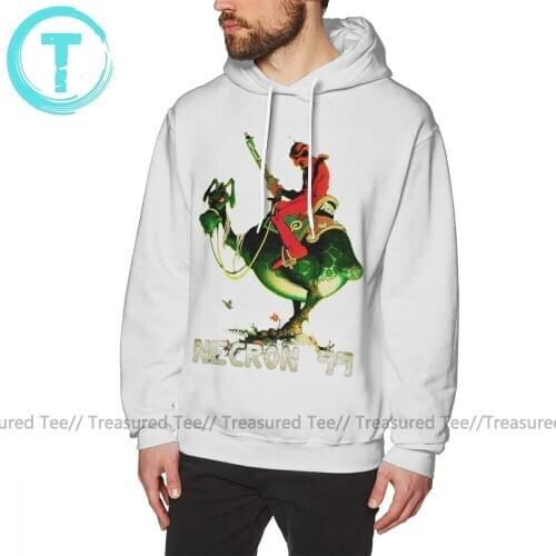 Post Apocalyptic Hoodie Necron 99 Hoodies Loose XXX Pullover Hoodie Male White Winter Nice Long Sleeve Cotton Hoodies
