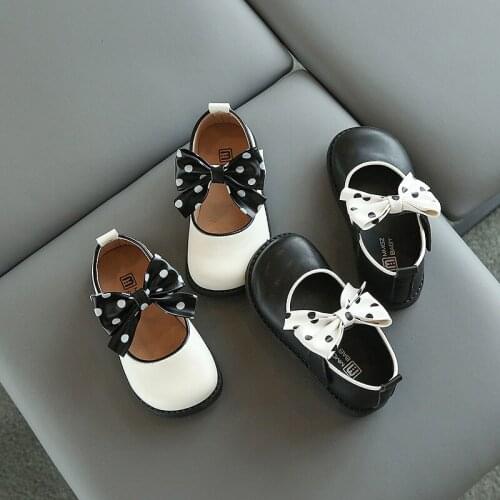 Baby girl shoes lovely toddler Princess shoes with bow soft bottom kids casual party dance shoe autumn SMG215