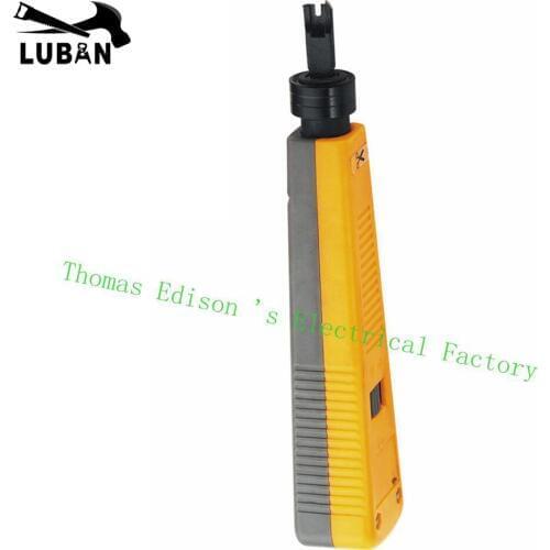 LUBAN Network Cable impact tool module block insertion punch down tool 110 type patch panel hookup tool