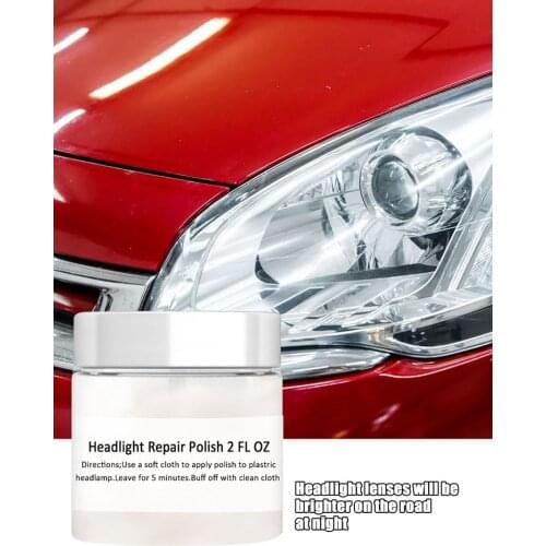 Car Headlight Restorer Repair Coating Solution Scratches Stains Repair Kit Lamp Agent Repair Liquid Cleaner Polishing Antiscrath