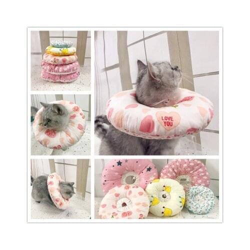Cat and Dog Protective Ring, Pet Elizabethan Ring, Soft and Cute Pure Sponge Cat Collar, Headgear, Pet Supplies