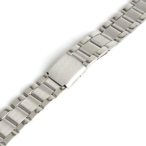 2021 Women 12mm Silver Stainless Steel Watch Band Strap Bracelet Straight End Wrist Watchband horlogeband pulseira de relogio