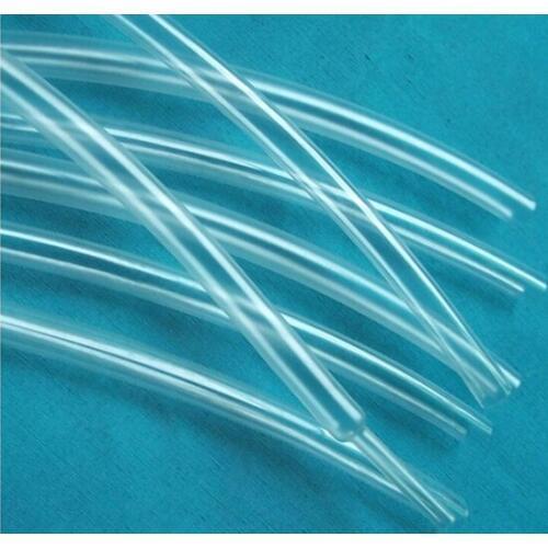 0.8~10mm Ultra-thin Transparent Heat Shrink Tubing Halogen-free & Soft (For professional audio headphone wire)-5/10/20 Meters