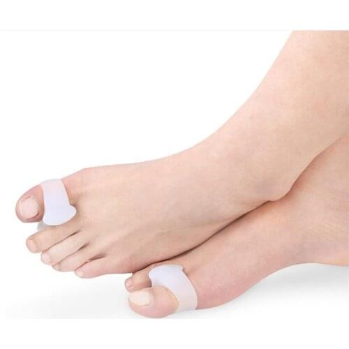 1 Pair Toe Separators Toe Silicone Bunion Guard Foot Care Orthopedic Finger Toe Separator Correction Pad Foot Care Tool