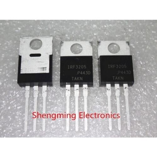 10PCS IRF3205 IRF3205PBF TO-220 55V 110A 200W mosfet 100% Original