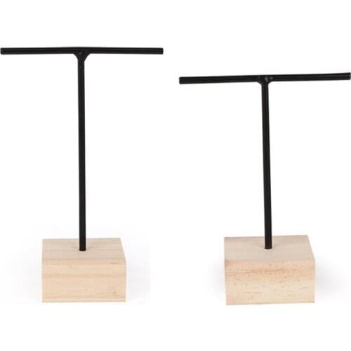 2Pcs T Bar Earring Display Stand Earring Holder Jewelry Tower Holder for Retail, Show, Tabletop for Women