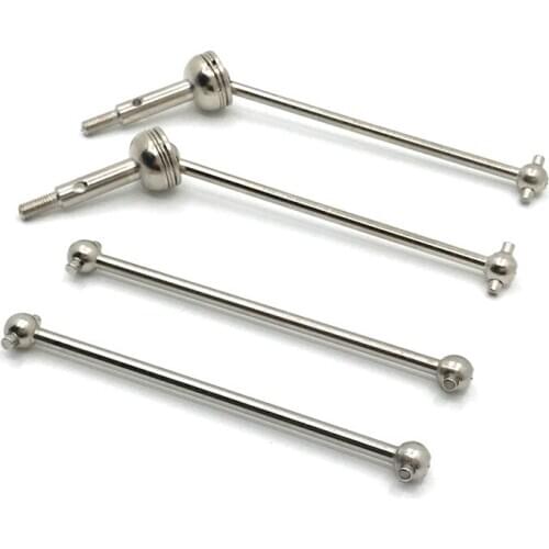 4Pcs Front CVD Universal Drive Shaft & Rear Dog Bone for Wltoys 144001 1/14 RC Drift Racing Car Parts Accessories