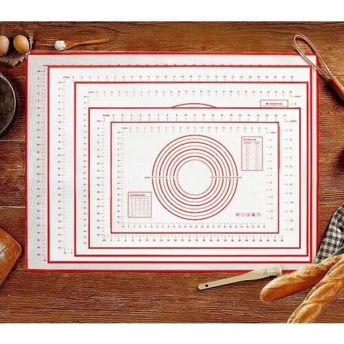 60*40CM Non Stick Silicone Baking Mat Sheet Kneading Rolling Dough Pad Mat Baking Bakeware Liners Pads Cooking Tools