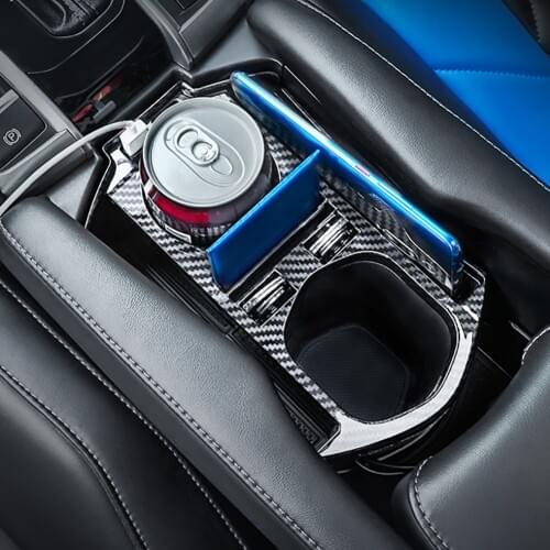 Car Drink Holder Vehicle Central Cup Holder Organizer with Dual USB Charging Ports for Hondas 10th Civic 2016-2020 Car-styling