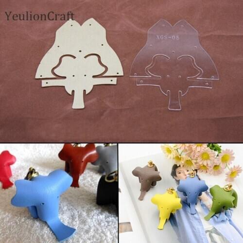 Chzimade Acrylic Elephant Pattern Pattern Leathercraft Template Drawings Diy Handmade Leather Crafts Tools