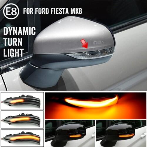 For Ford ST Line MK8 2018 Fiesta MK8 2019 2020 PUMA 2020 Rearview Mirror Indicator Lamp Side Wing LED Blinker Light