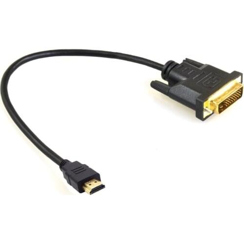 HDMI-compatible to DVI-D Adapter Video Cable HDMI-compatible Male to DVI Male to HDMI-compatible to DVI Cable 1080p