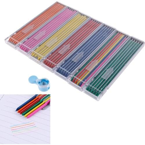 12pcs/box 2.0mm Color Mechanical Pencil Lead Colorful Lead Refill Art Sketch Drawing Lead School Colour Pencil Stationery