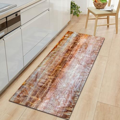 Indoor Hallway Rug Marble Printed Floor Mat Kitchen Carpet Welcome Entrance Doormat Water Absorption Mat Bathroom Carpet Tapete