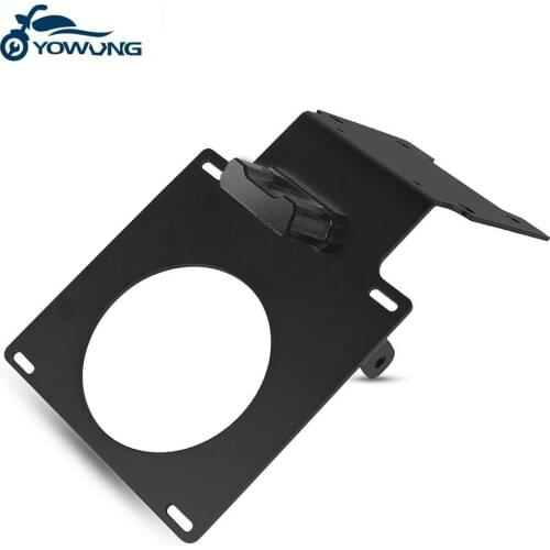 Motorcycle Rear License Plate Tail Frame Holder Bracket with LED Light For Yamaha Tenere 700 Rally XTZ690 Tenere 2019 2020 2021