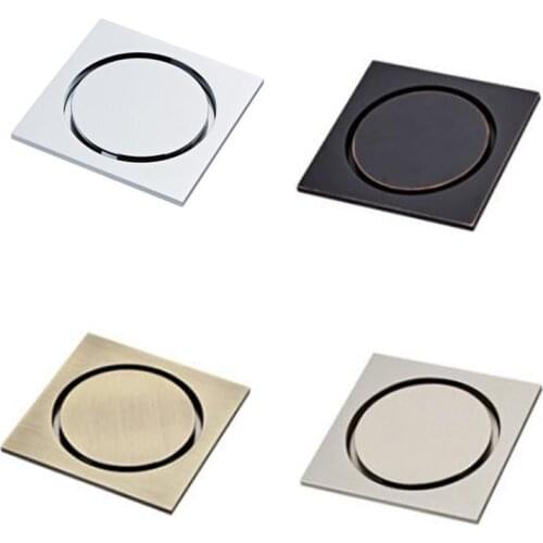 10X10cm Classic design Brass Kitchen Filter Strainer Drainer Drain Bathroom Quick Drain Deodorization Type Floor Drain