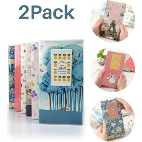 Los Fick Photo Album Scrapbook 84 Pockets for 3-inch Photos Polaroid Photo Album Picture Case Storage Book For Fujifilm Instax
