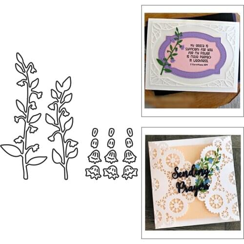 2021 New Mothers Day Plant Flower Leaf Metal Cutting Dies For DIY Craft Making Greeting Card Album Paper Scrapbooking No Stamps