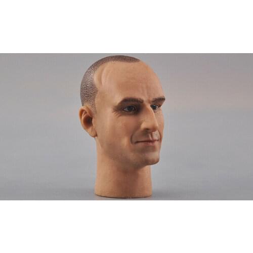 1/6 Scale Trendy Male Soldier Head Sculpture Model for 12" Action Doll