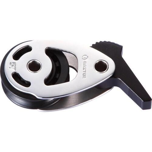 Marine Boat Yacht Sailboat Dinghy 57mm 2 1/4 Inch Stainless Steel Drop Foot Jammer Block Small Boat Block Master SSC-5715F