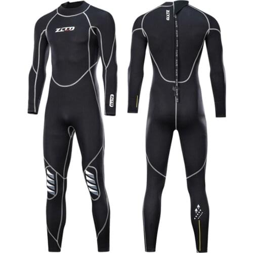 3MM Neoprene Scuba Diving Suit Wetsuit Men Snorkeling Kitesurf Spearfishing Underwater Fishing Surf Swimming Equipment Clothes