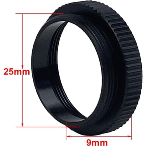 Microscope Lens C Mount Extension Simul-focal Trinocular Adapter Ring 25mm Stereo Industrial Microscope Adapter