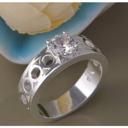 Wholesale High quality silver plated Fashion jewelry rings WR-820