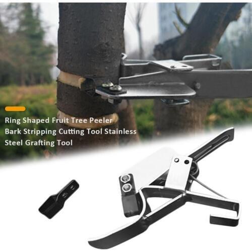 New Ring Shaped Fruit Tree Peeler Bark Stripping Cutting Tool Stainless Steel Grafting Tool Bark Fruit Tree Ring Garden Tools