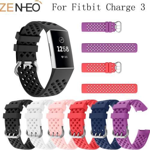 Silcone WatchBand For Fitbit Charge 3 Wristband Band Bracelet strap Fashon Sport Watch Bands For Fitbit Charge 3 Bands Bracelet
