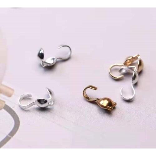 1000pcs Hook Connector Buckle Accessorys Ball Chain Diy Bracelet End Crimping Bead Connector Buckle Assembly For Jewelry Making