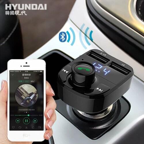 Modern car MP3 player Bluetooth handsfree phone cigarette Light Dual USB Car charger