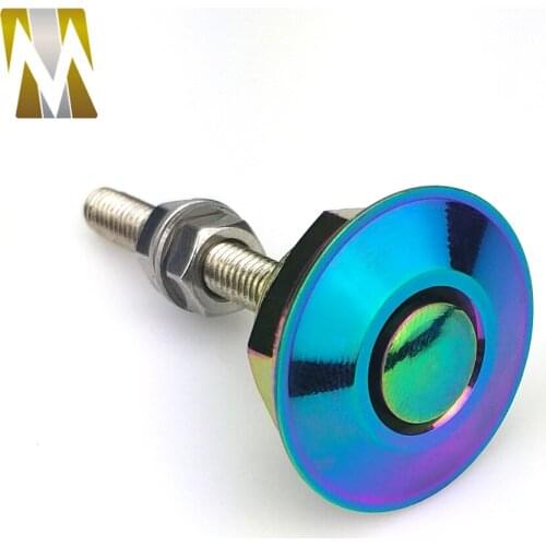 Car Modification Universal Aluminum Push Button Billet Hood Pins Lock Clip Kit Car-styling Alloy Car Quick Latch Engine Bonnets