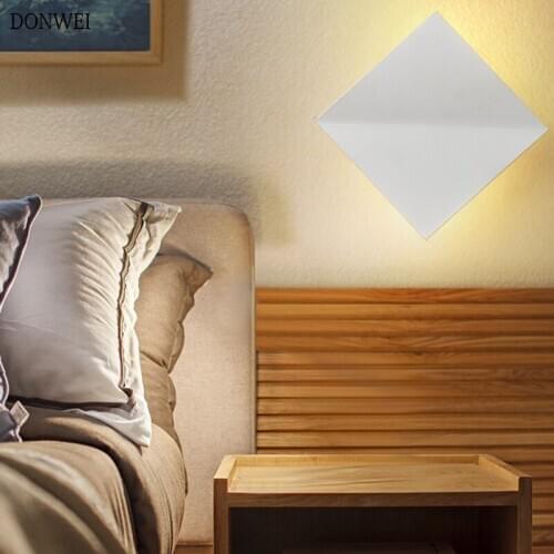 Indoor Acrylic LED Wall Lamp Bedroom Beside Wall Light Home Decoration Lighting Corridor Stairs LED Wall Sconce AC90-260V