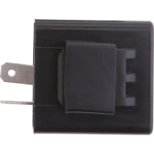 Waterproof 2Pin 12V Flasher Relay For Motorbike Scooter LED Turn Signal Fix