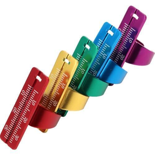 1pc Aluminium Alloy Dental Finger Ruler 30mm Gauge Span Measure Scale Measurement Tool Endodontic Dental Lab Instrument