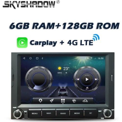 Carplay DSP Android 10.0 6GB + 128GB Car DVD Player GPS WIFI Bluetooth RDS Radio For PEUGEOT 3008 5008 Partner CITROEN Berlingo