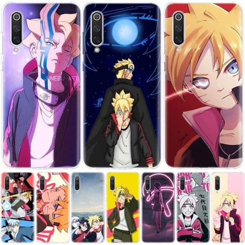 Boruto Uznmaki Anime Phone Case For Xiaomi Mi Note 10 11 9 8 10T 9T CC9 A1 A2 A3 Poco F1 X3 F2 Pro Lite 5X 6X Cover Coque