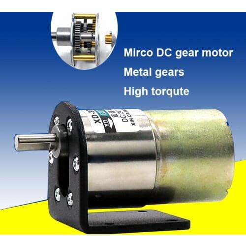 DC12V 24V Micro gear motor , speed regulating motor, Slow gear reduction motor , high torque