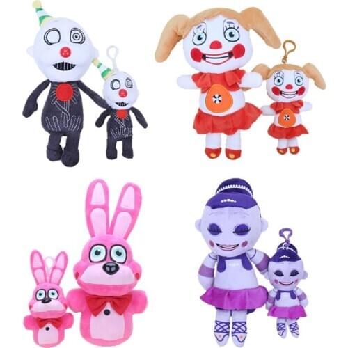 FNAF Five Nights At Freddys plush Sister Location Funtime Freddy Foxy Circus Baby Ennard Ballora Pendant Dolls FNAF Stuffed Toy