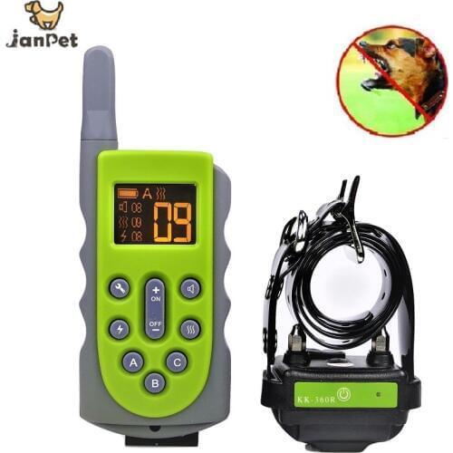 JANPET Dog E-Collar Remote Pet Training Collar 600m Waterproof Dog Shocking Collars Rechargeable Pet Trainer