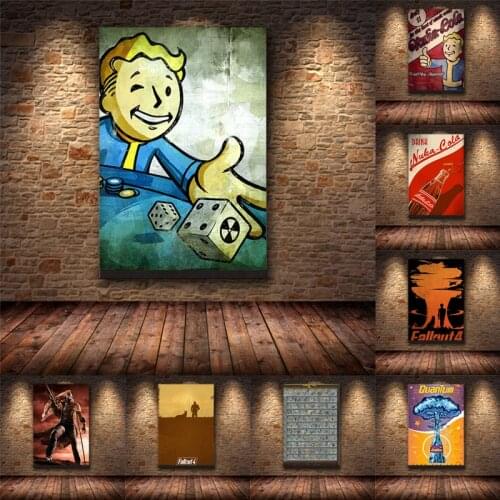 Fallout Game Poster Wall Art Canvas Painting Posters and Prints Canvas Picture for Bedroom Home Artwork Decoration Wall Cuadros