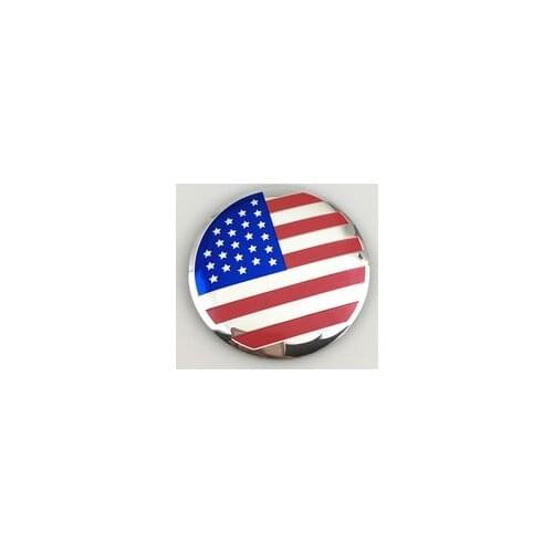 56mm United States Flag Auto Wheel Center Hub Cap Badge Emblem Decal Sticker Car Accessories x4