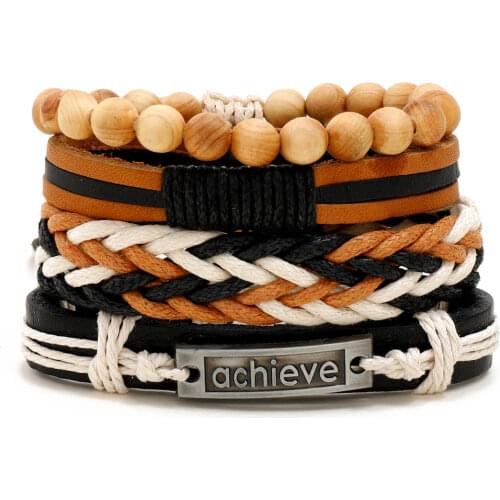 JESSINGSHOW Wooden Bracelets