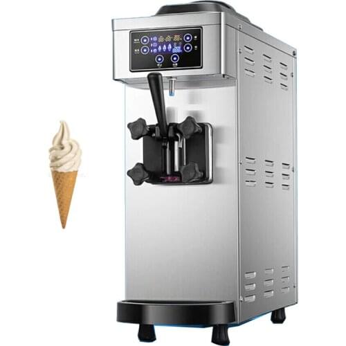 Commercial Soft Ice Cream Maker Machine Stainless Steel Single Head Ice Cream Machine Vending