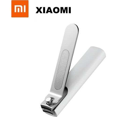 Xiaomi Mijia Stainless Steel Nail Clippers With Anti-splash cover Trimmer Pedicure Care Nail Clippers Professional File