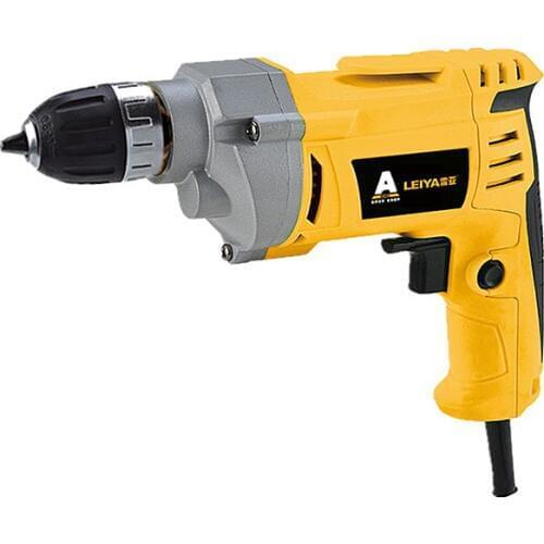 Small hand electric drill speed regulating forward and reverse multifunctional household non-impact electric drill pistol drill